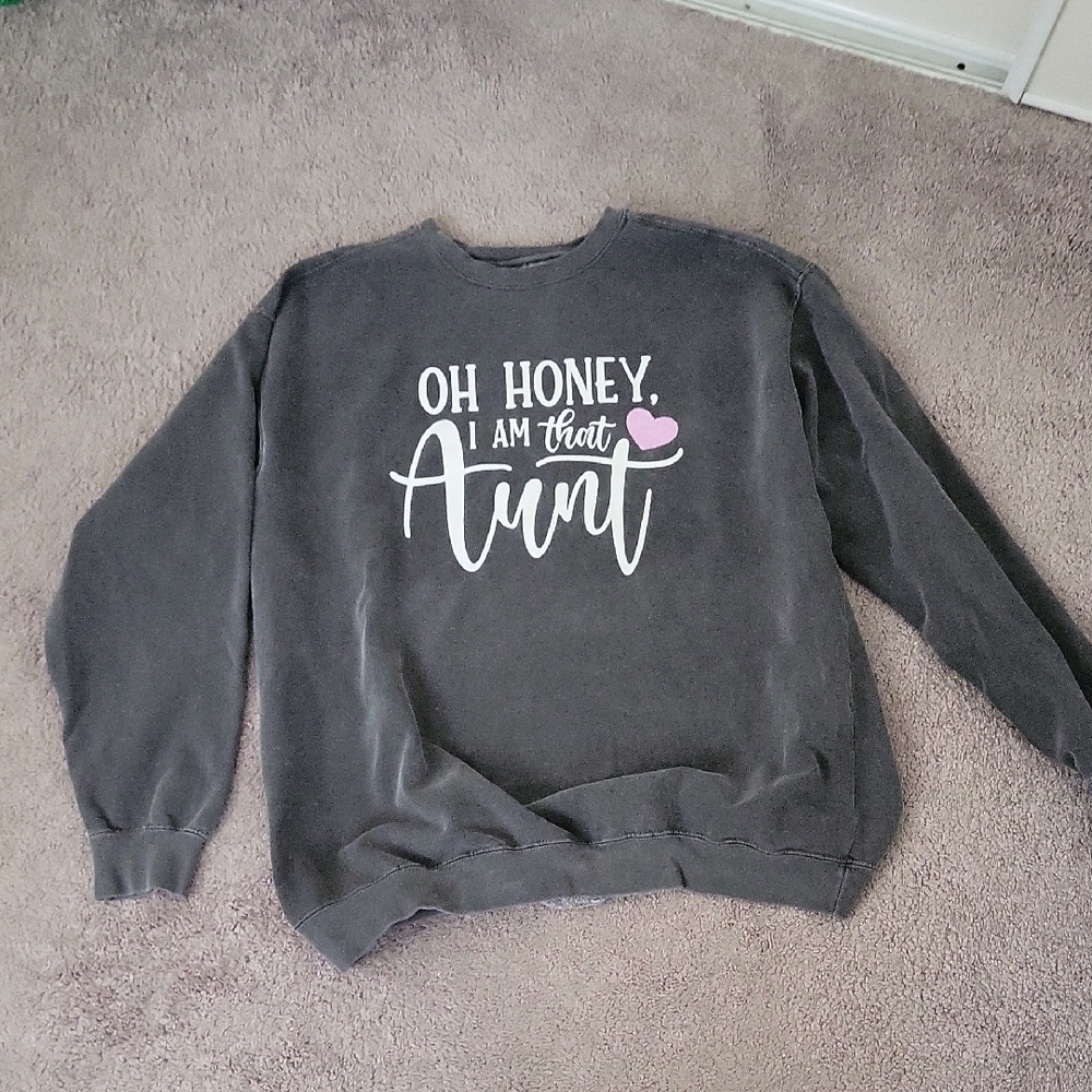 Comfort Colors Charcoal Crewneck Sweatshirt